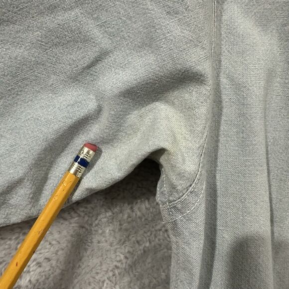 GAP Shirt Men's Large Denim Long Sleeve Button Up Western Blue Light Railroad 90 - Picture 4 of 8